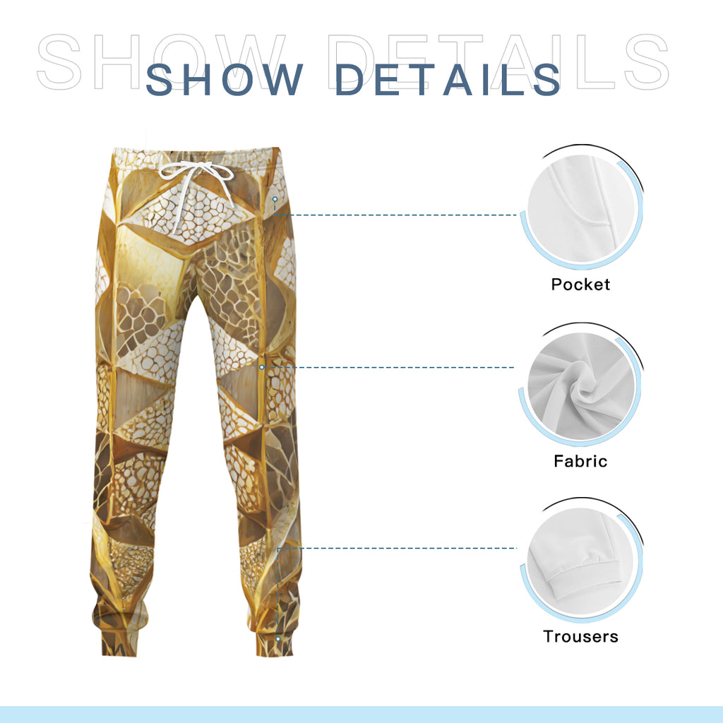 Golden Archtectural Men's Adult Lightweight Hoodie Set | Air Layer