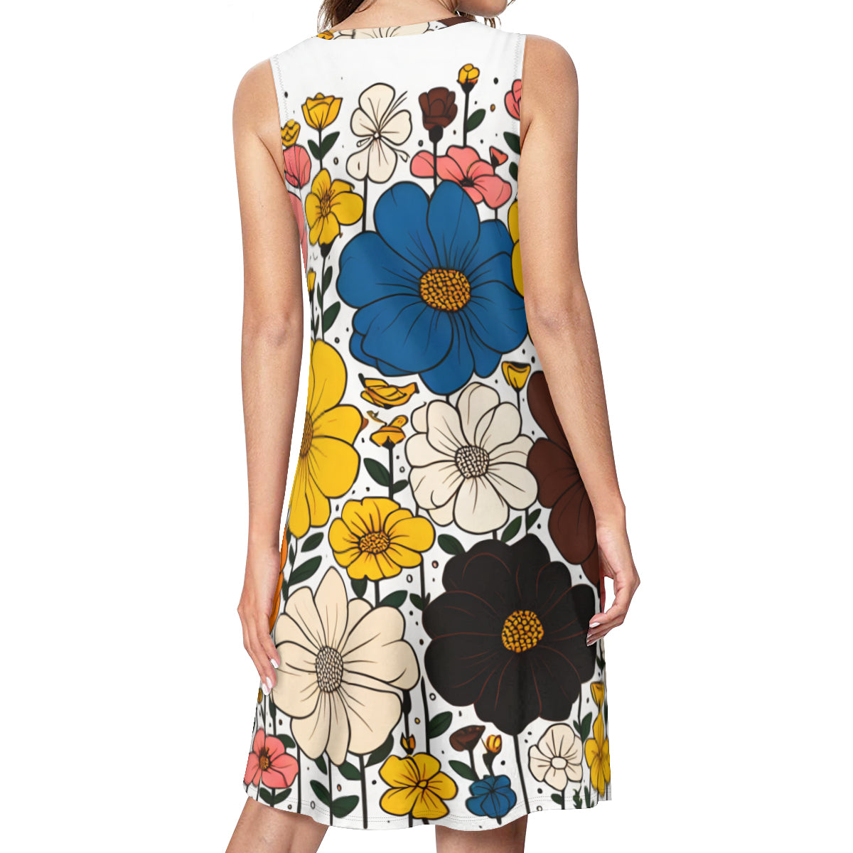 Floral  Women's Casual Dress | Polyester