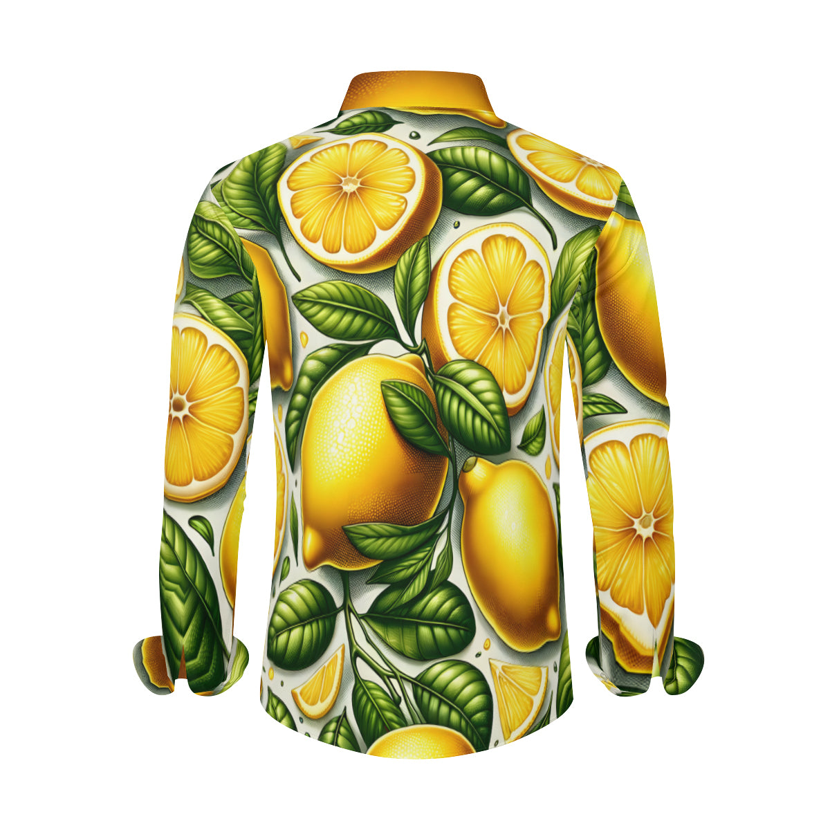 Lemon Men's Classic Long-Sleeved Shirt | Polyester