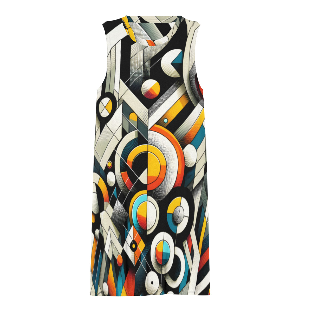 Geometric Women's Casual Dress | Polyester