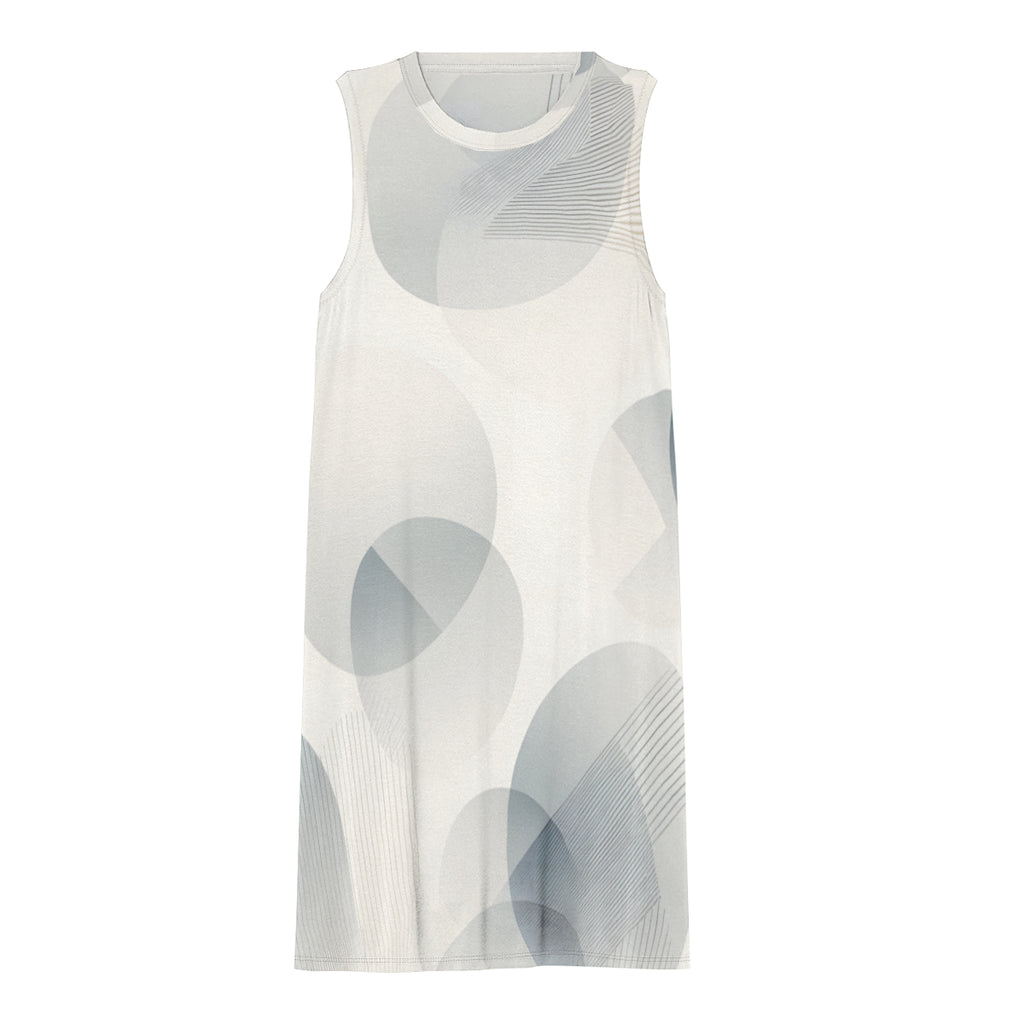 Abstract Minimal Women's Casual Dress | Polyester