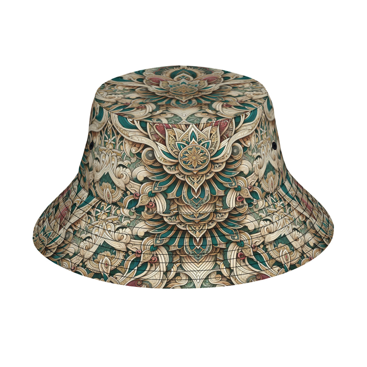 Intricate Luxury Pattern Double-Sided Unisex Polyester Bucket Hat