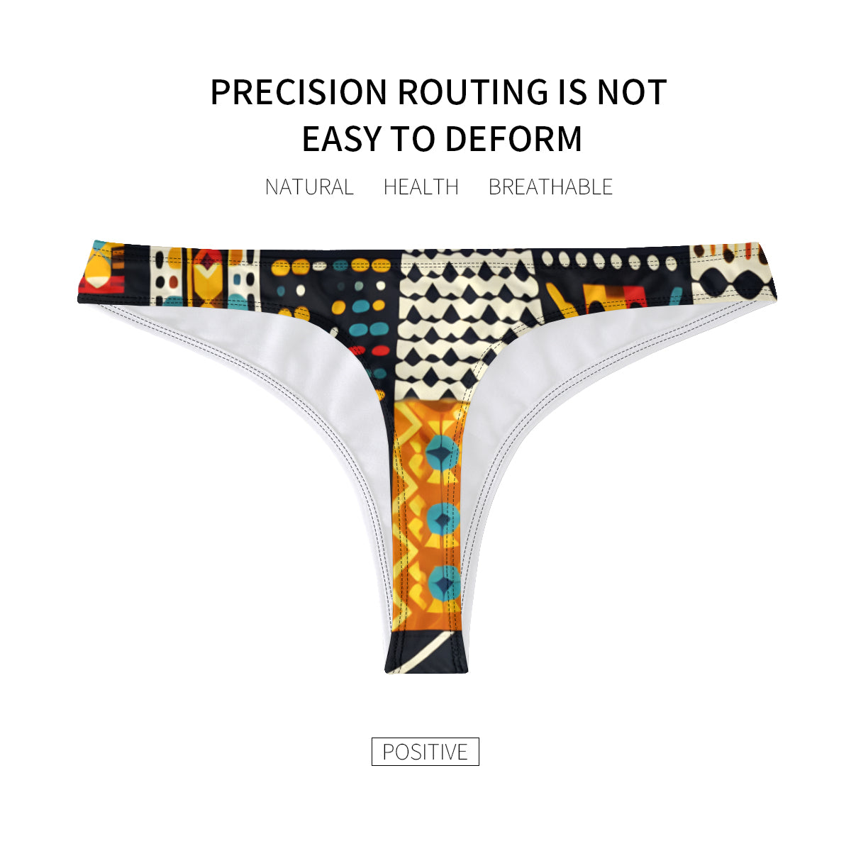 African Motifs Design Women Thong