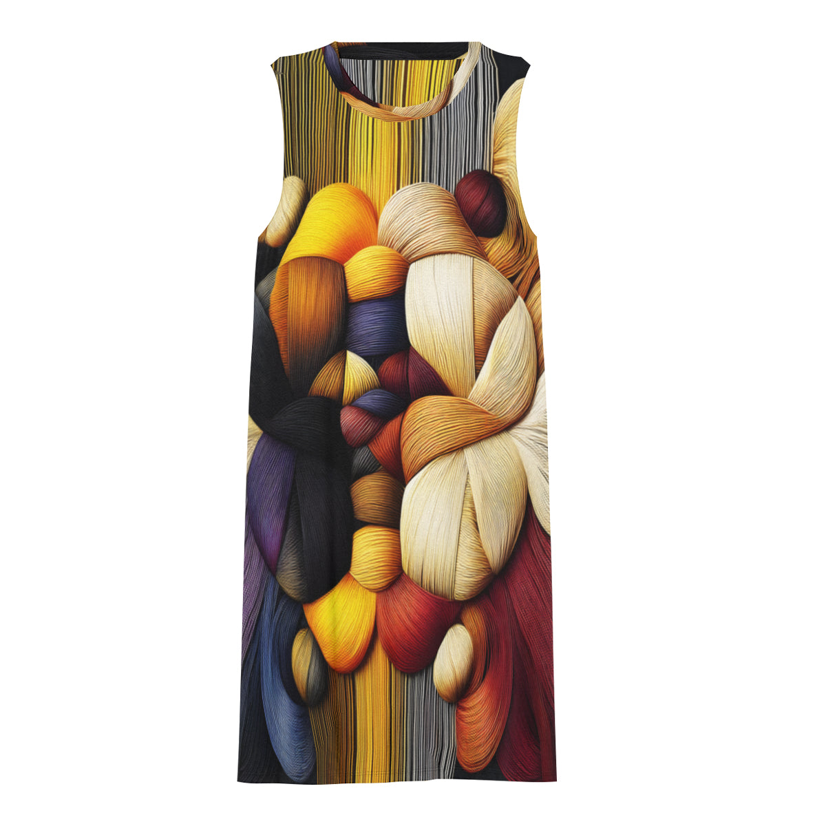 Interwoven Thread Design Women's Casual Dress | Polyester