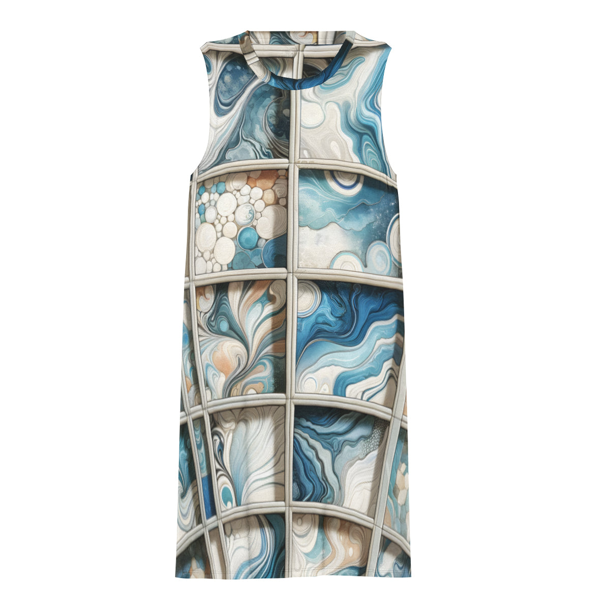Window Pane Women's Casual Dress | Polyester