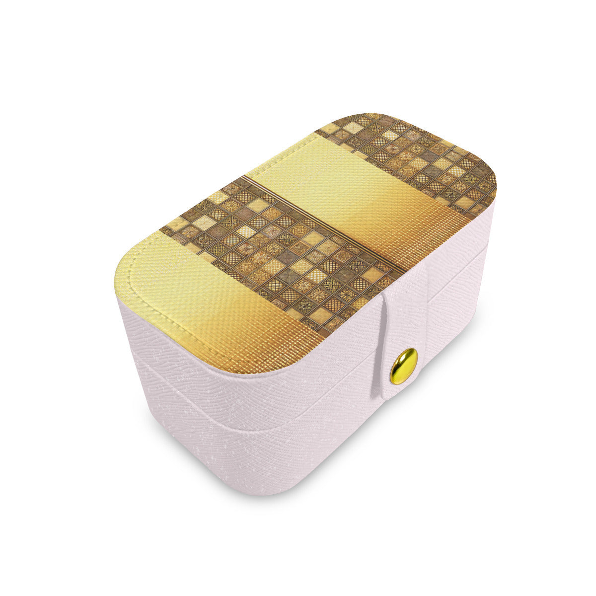 Golden Style Personalized Portable Jewelry Box