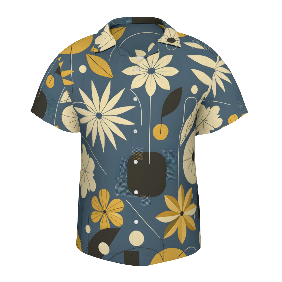 Floral Short Sleeves Men's Shirt