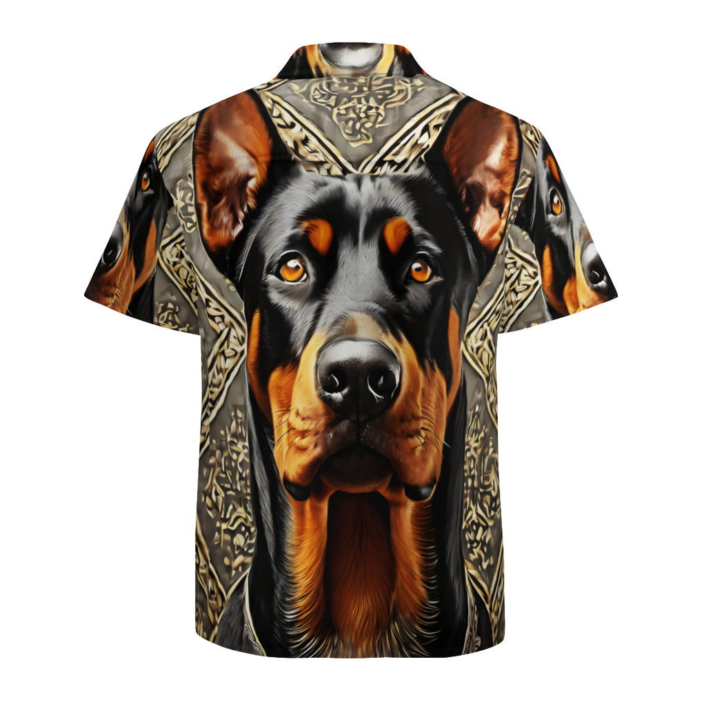 Doberman Short Sleeves Men's Shirt