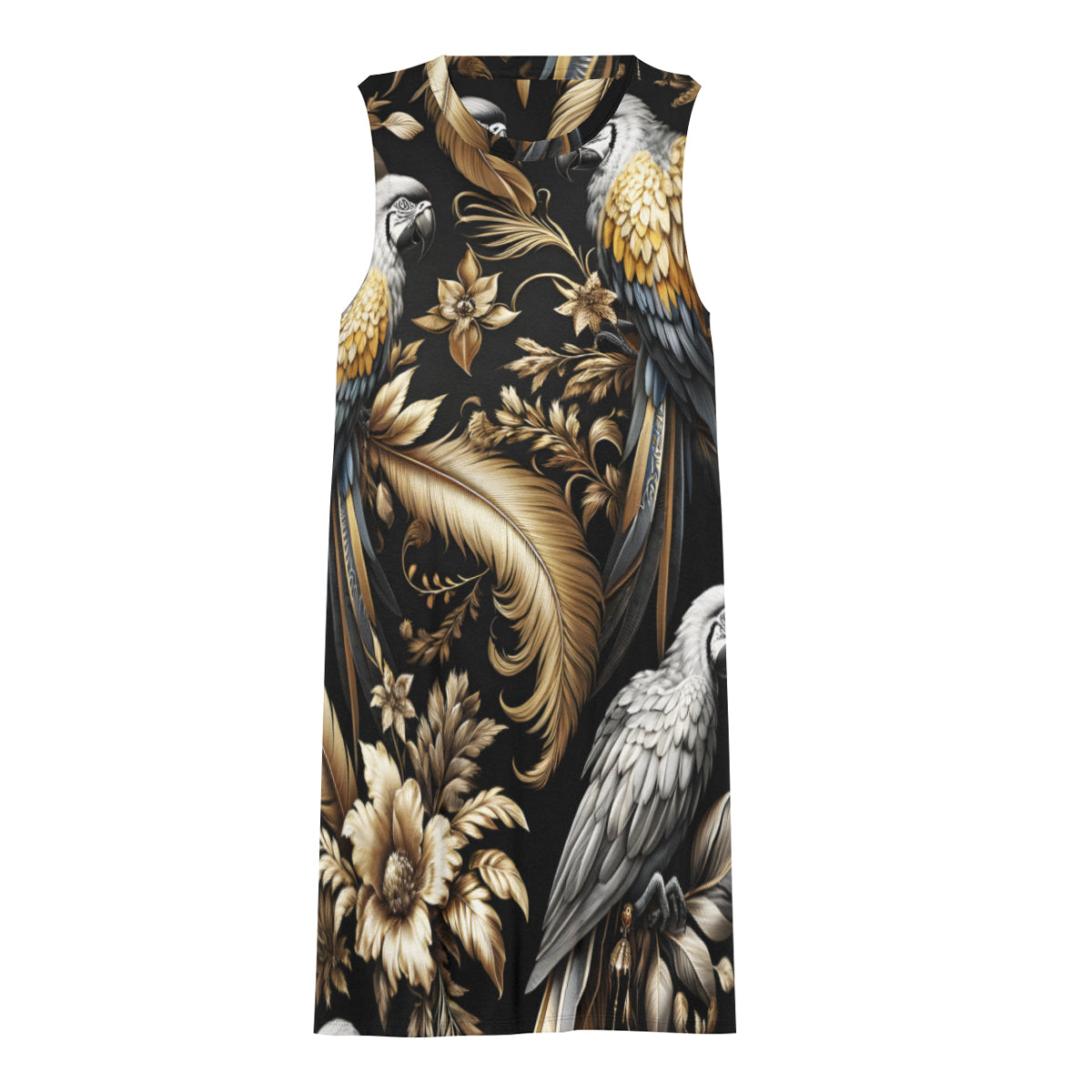 Golden Feathers Women's Casual Dress | Polyester