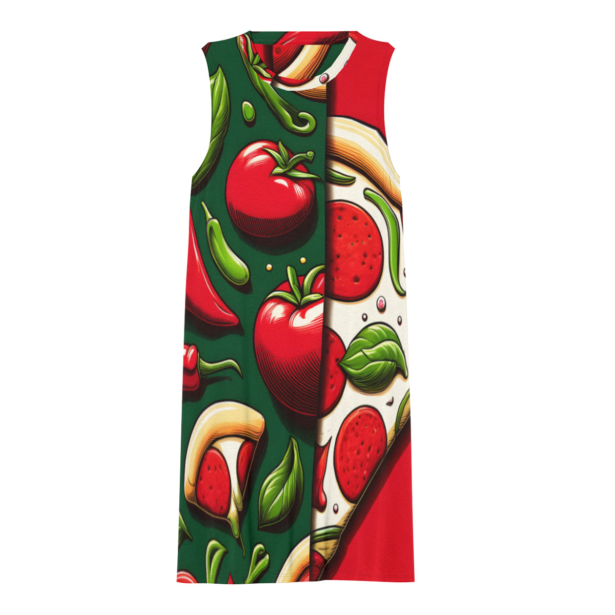 Pizza Women's Casual Dress | Polyester