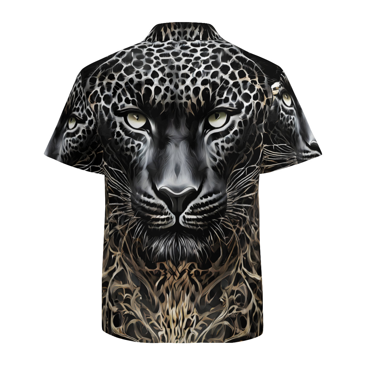 Leopard Short Sleeves Men's Shirt