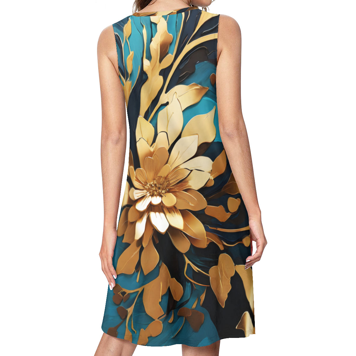 Floral Women's Casual Dress | Polyester