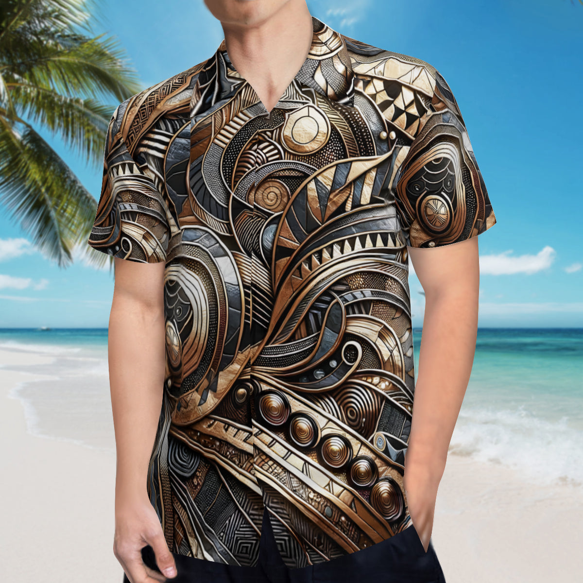 Metallica Leaf  Short Sleeves Men's Shirt