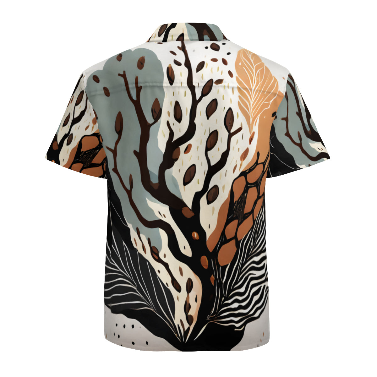 Abstract Tree Short Sleeves Men's Shirt