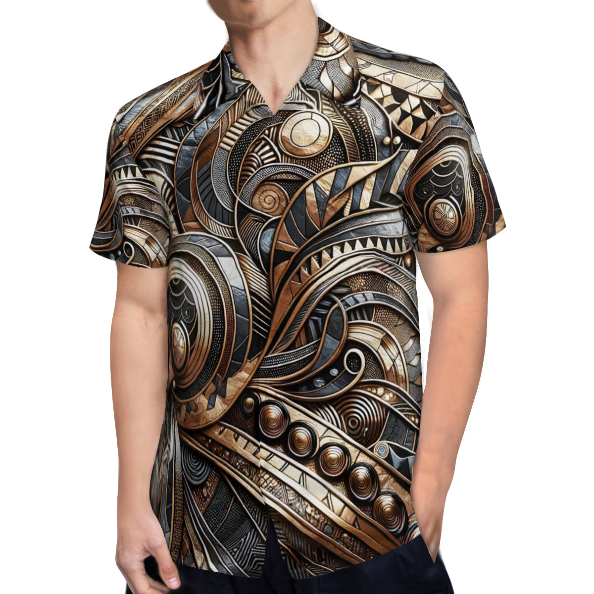 Metallica Leaf  Short Sleeves Men's Shirt