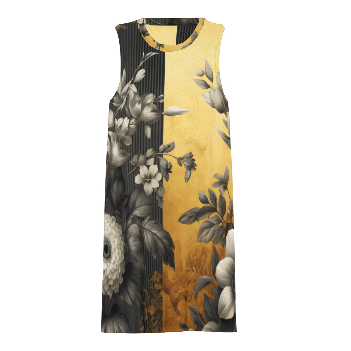 Floral Print Women's Casual Dress | Polyester