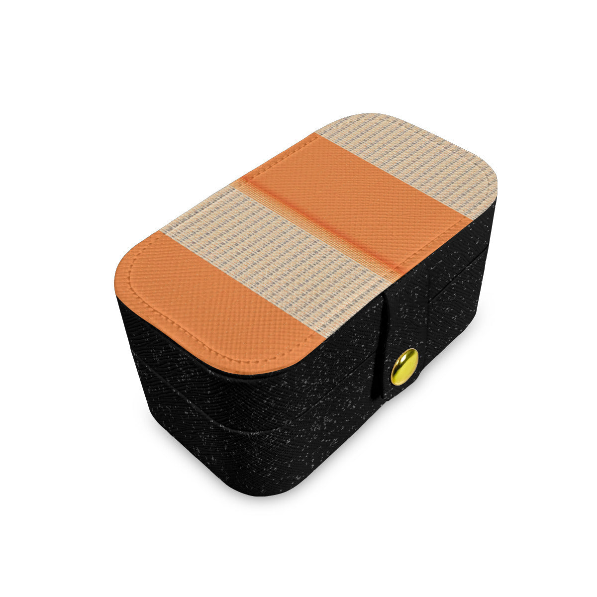 Orange Style Personalized Portable Jewelry Box