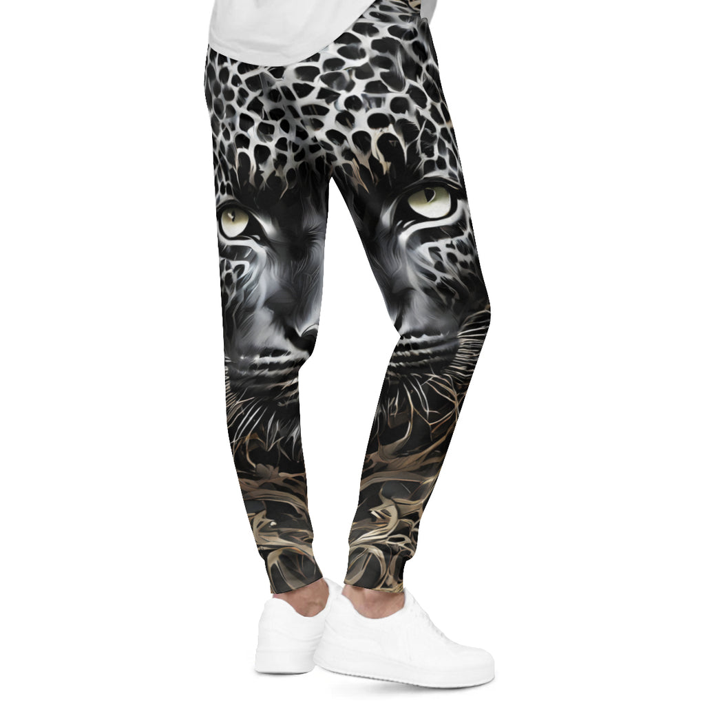 Leopard Men's Adult Hoodie Set (Double-Layer Hood) | Health Fabric