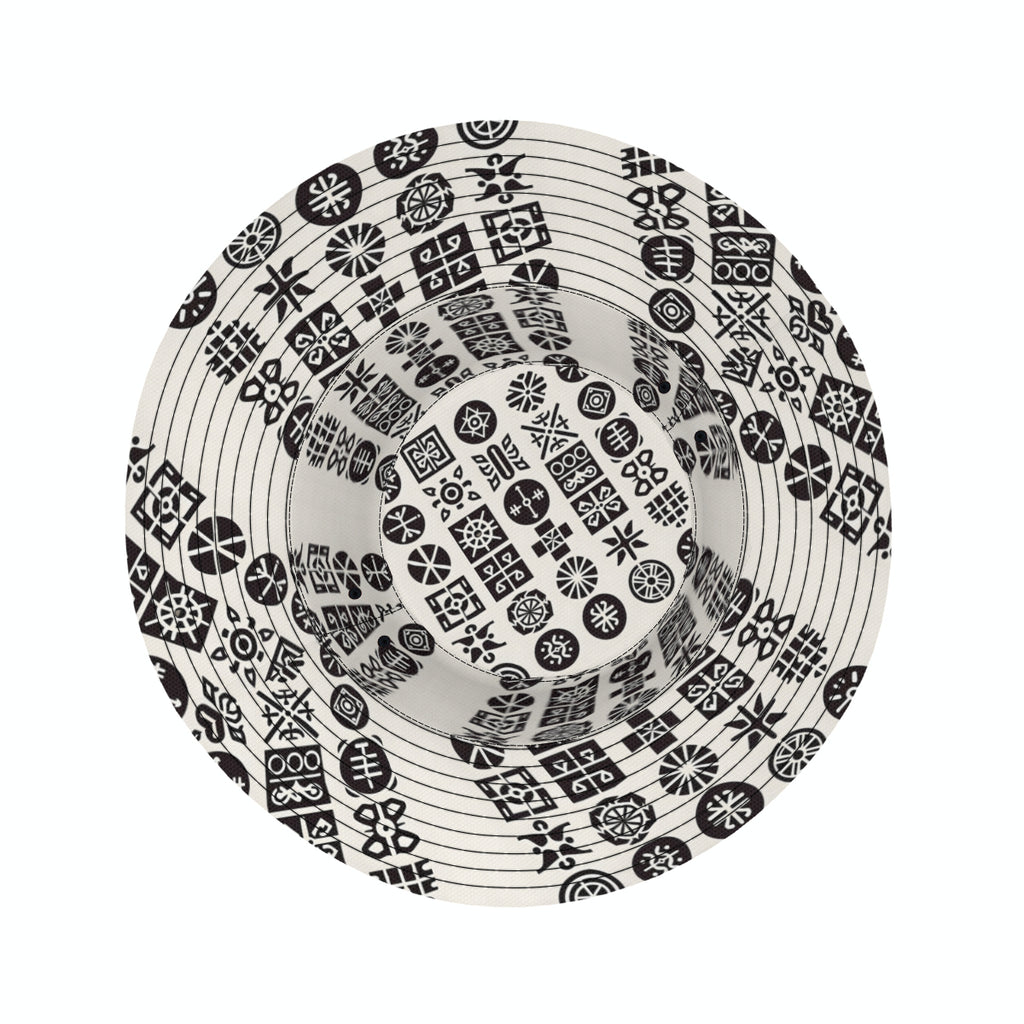 African Motifs Double-Sided Unisex Polyester Bucket Hat