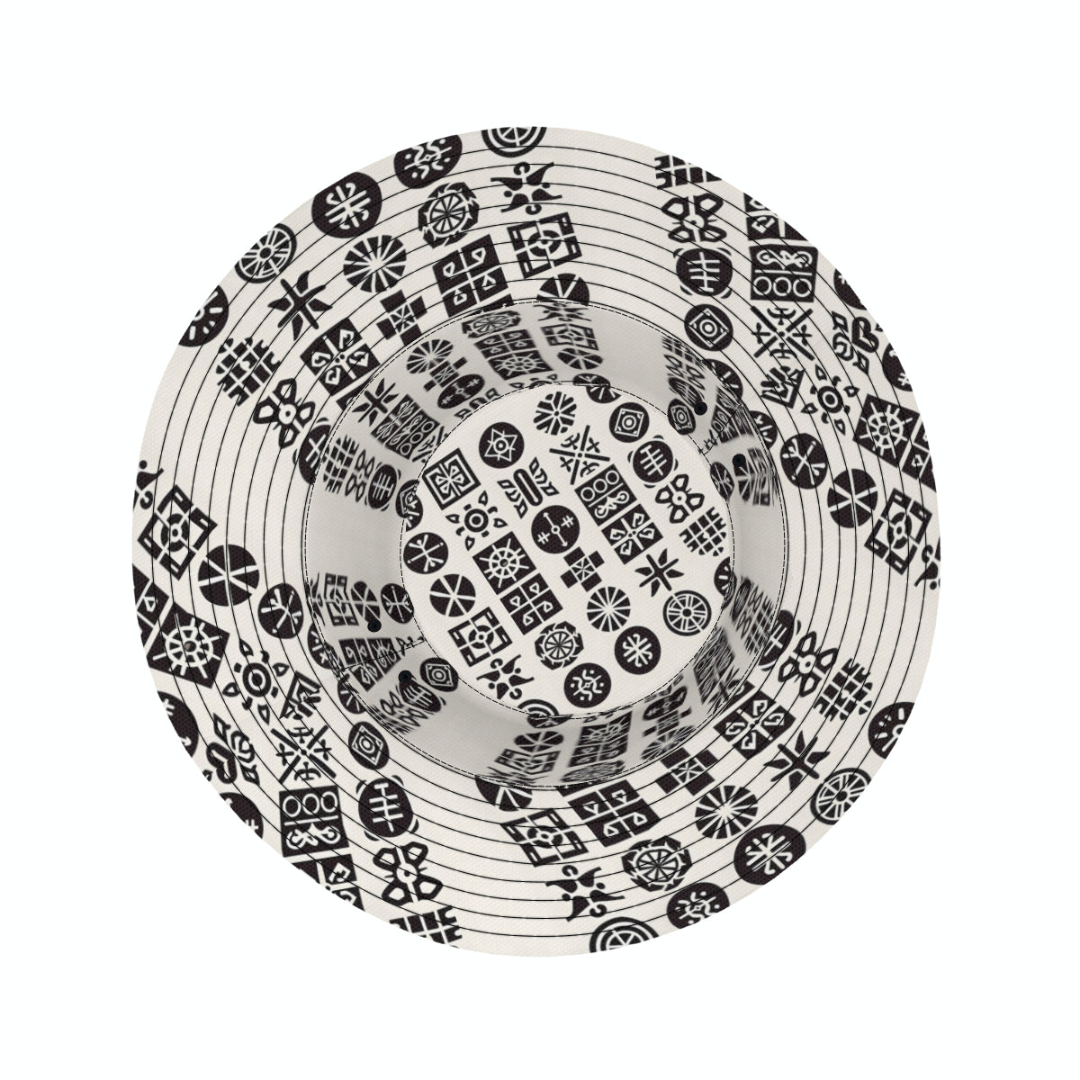 African Motifs Double-Sided Unisex Polyester Bucket Hat