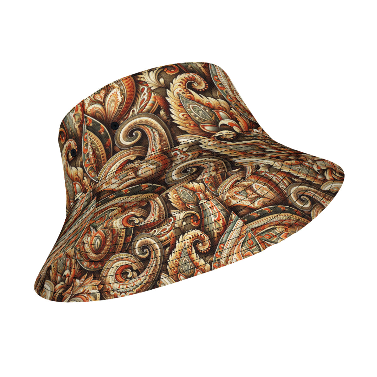 Bohemian Double-Sided Unisex Polyester Bucket Hat