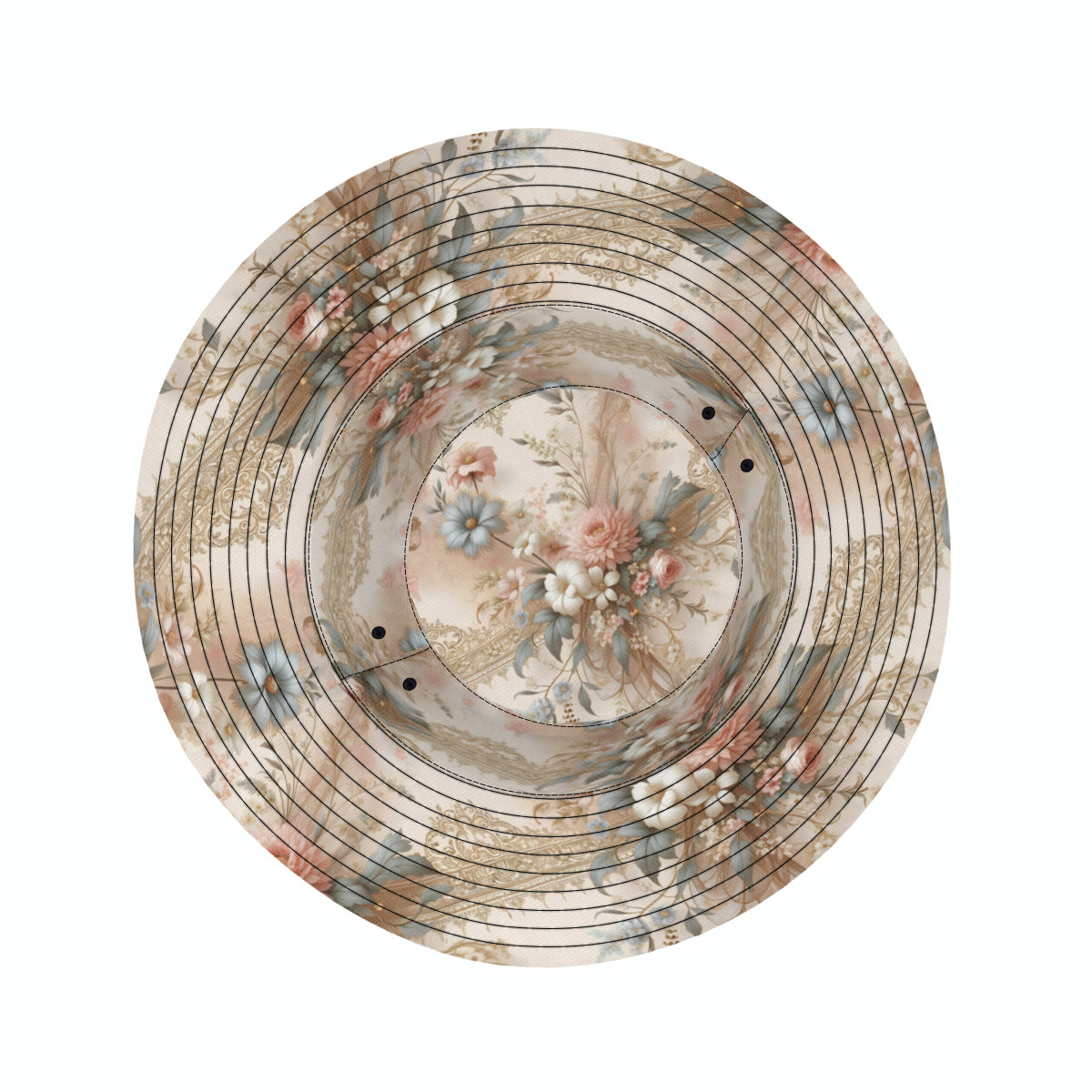 Abstract Minimal Double-Sided Unisex Polyester Bucket Hat