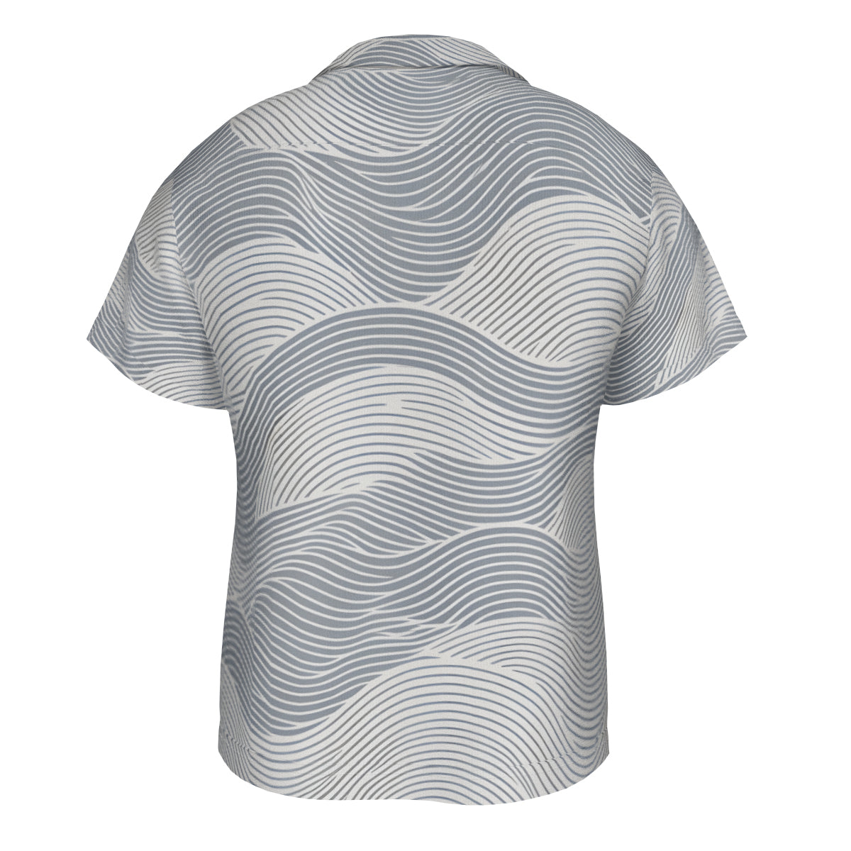 Minimalistic Geometric Short Sleeves Men's Shirt