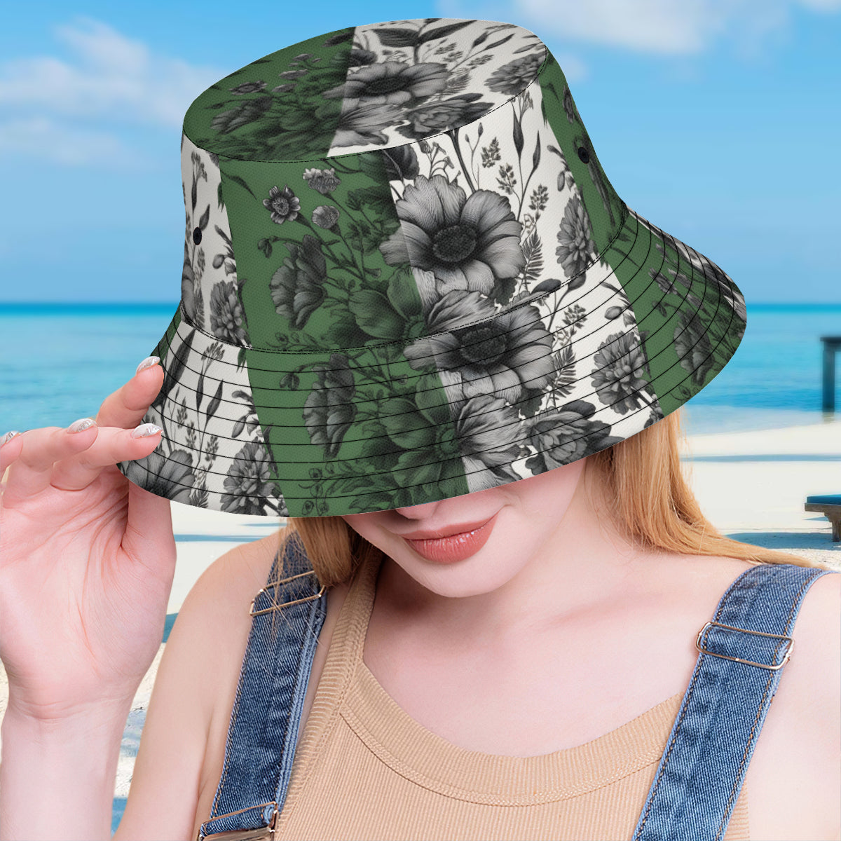 Botanicl Double-Sided Unisex Polyester Bucket Hat