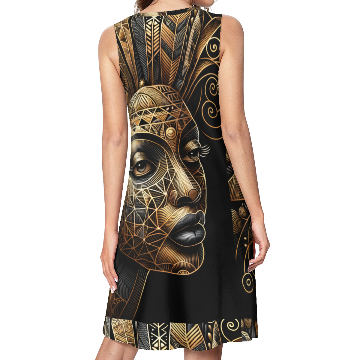 Afrocentric Women's Casual Dress | Polyester