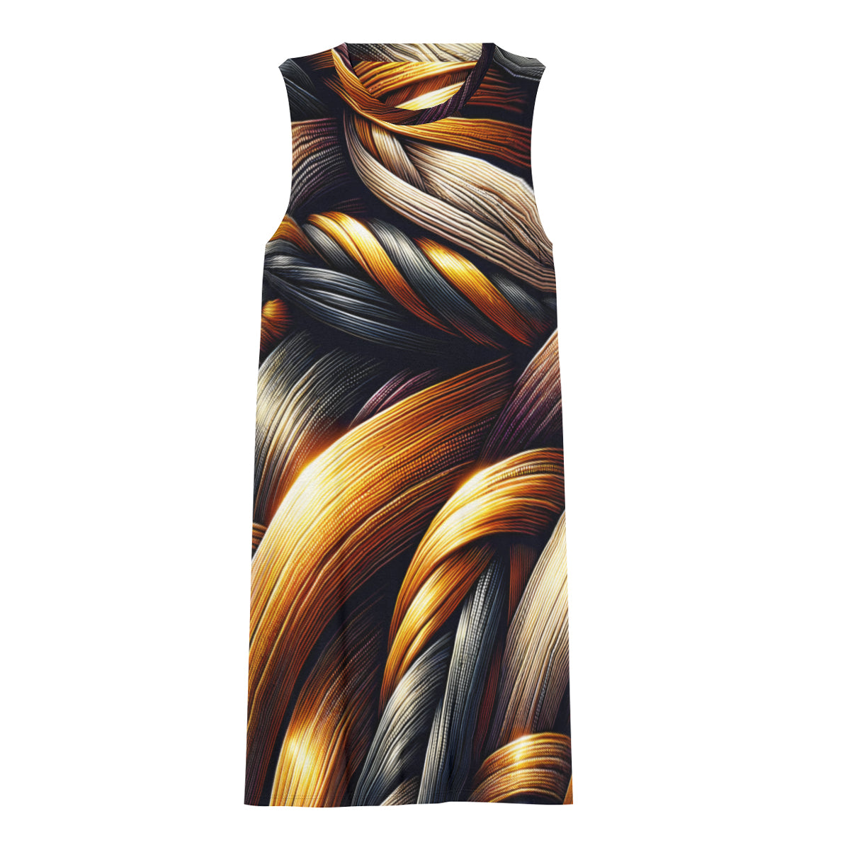 Abstract Women's Casual Dress | Polyester
