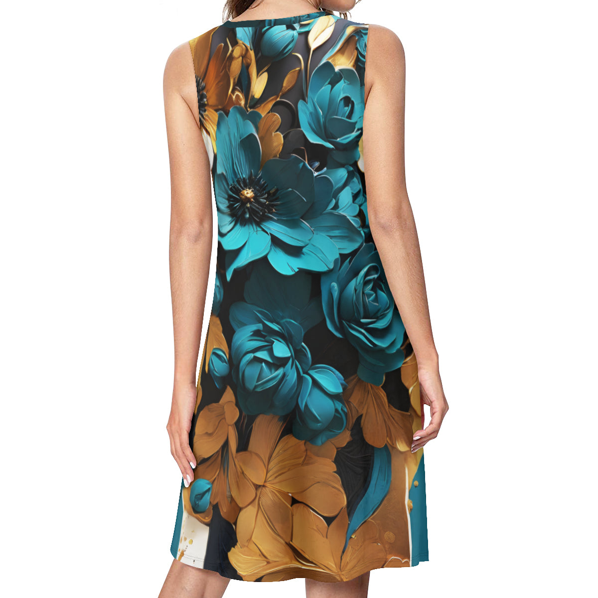 Floral Women's Casual Dress | Polyester