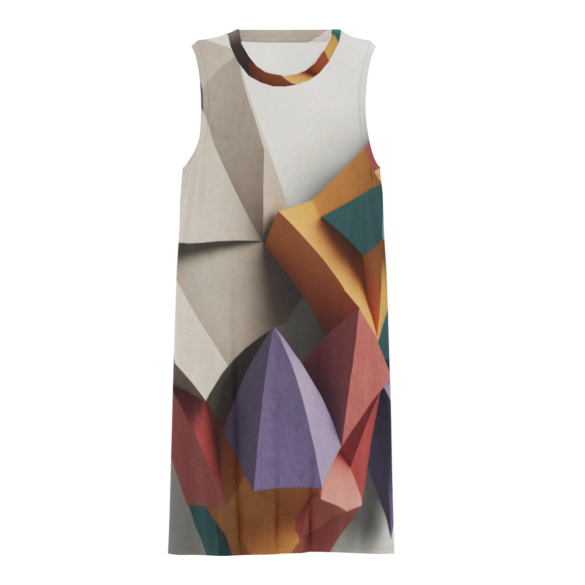 Geometric Women's Casual Dress | Polyester