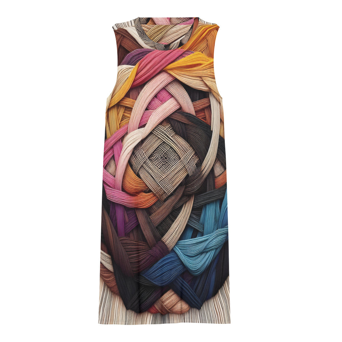 Interwoven Thread Design Women Casual Dress