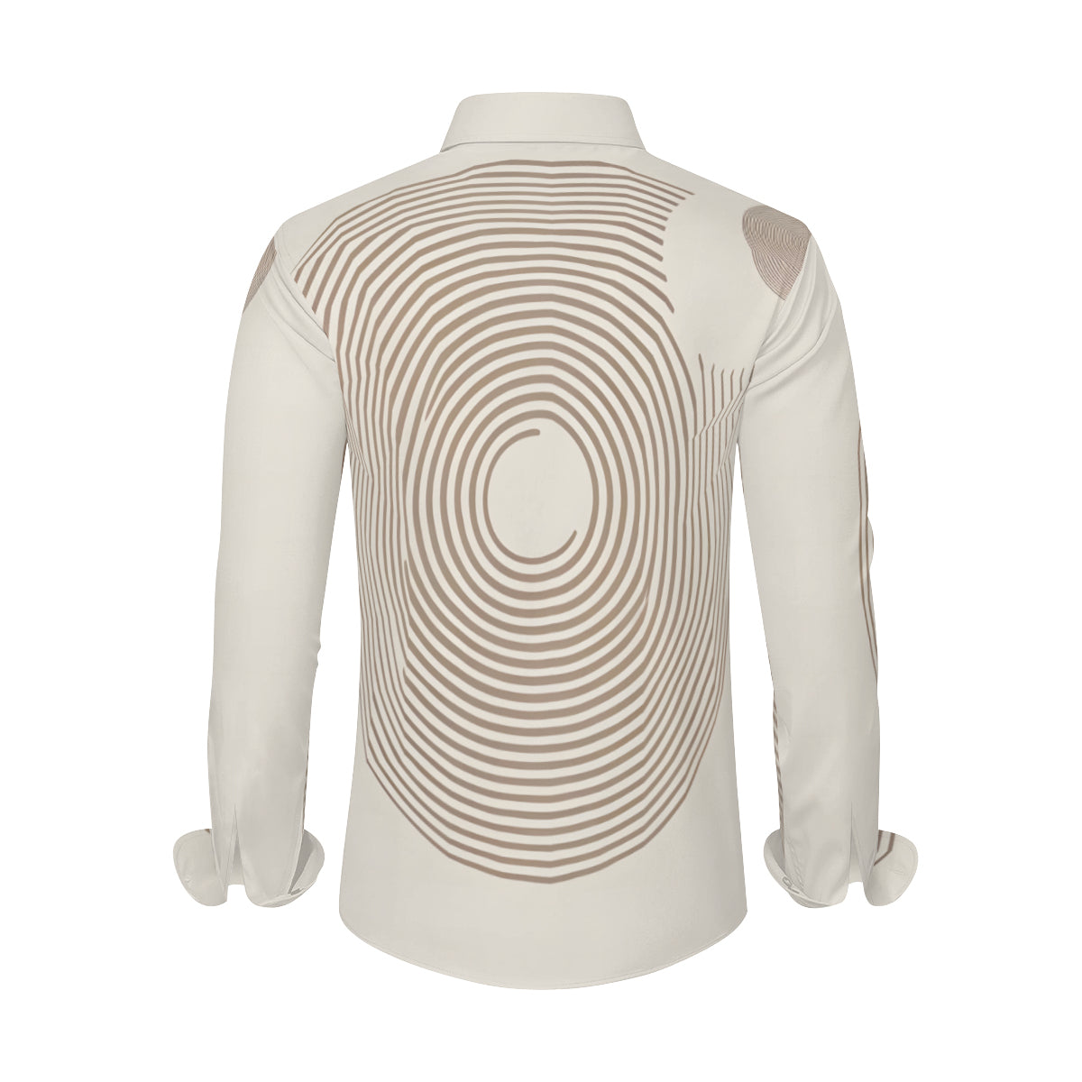 Abstract Stripes Long Sleeves Men's Shirt