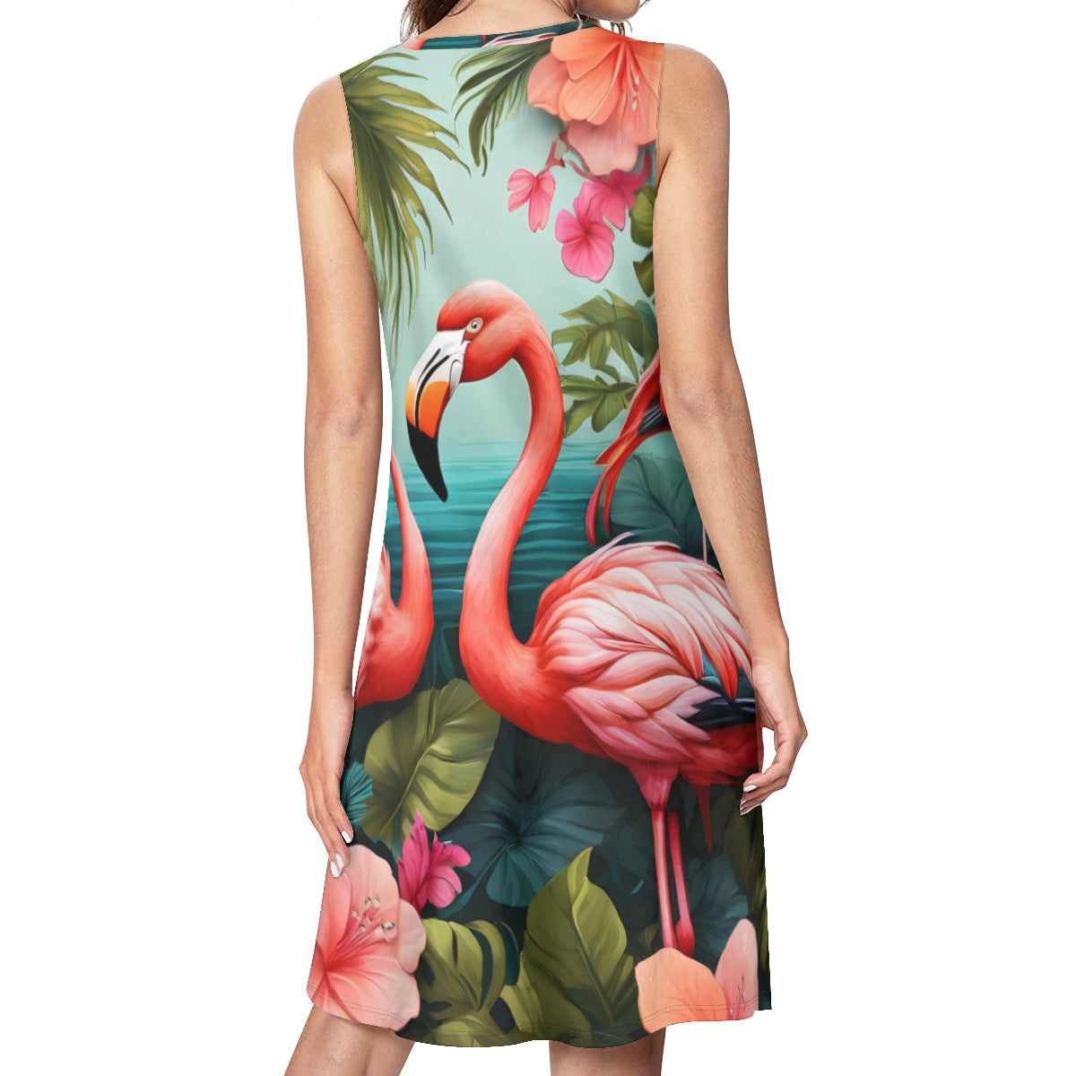 Flamingo Women's Casual Dress | Polyester