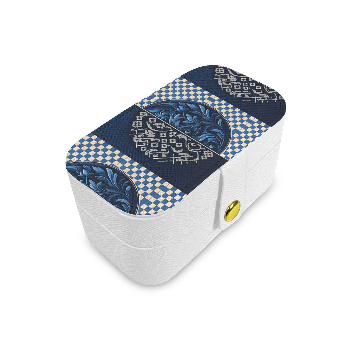 Denim Style Personalized Portable Jewelry Box