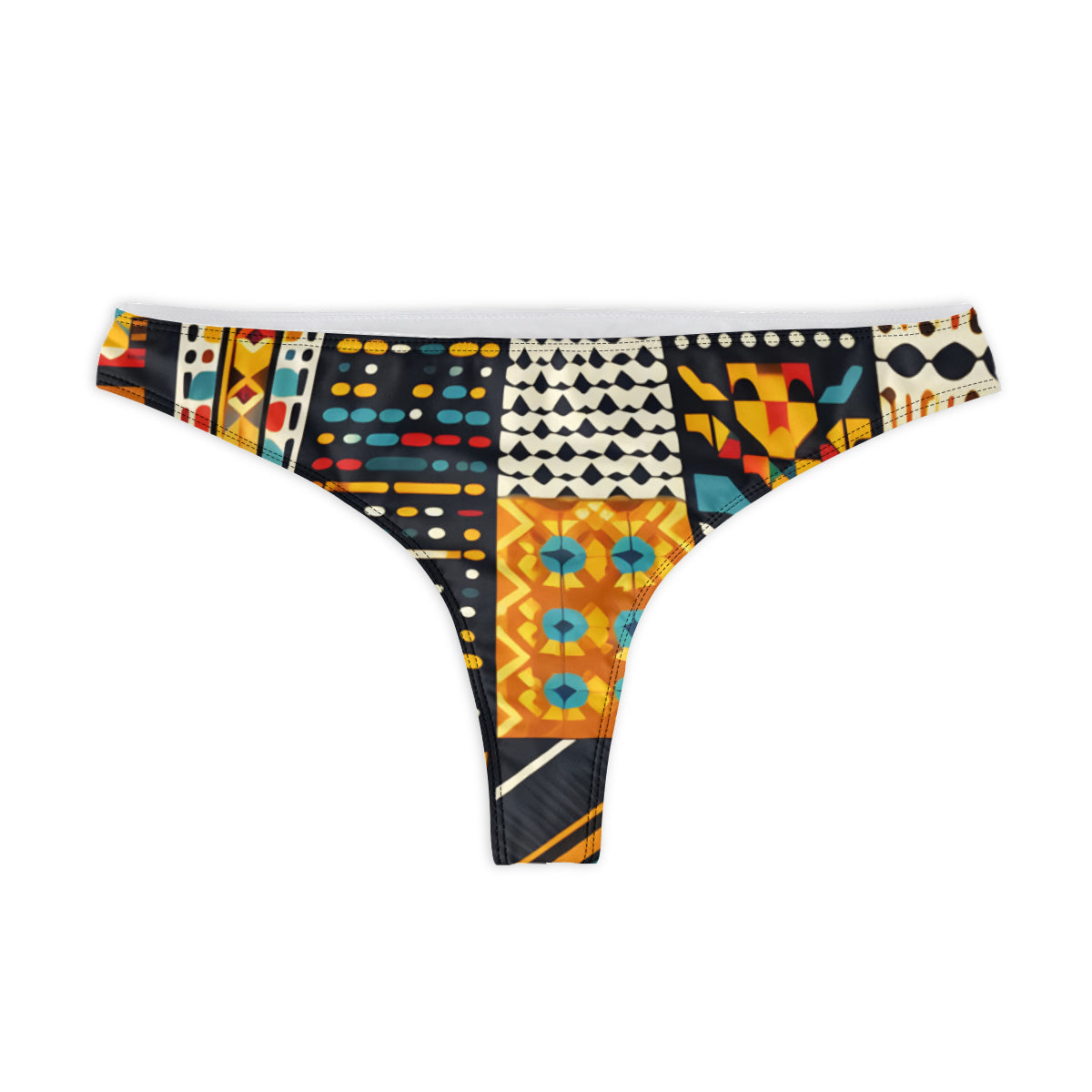 African Motifs Design Women Thong