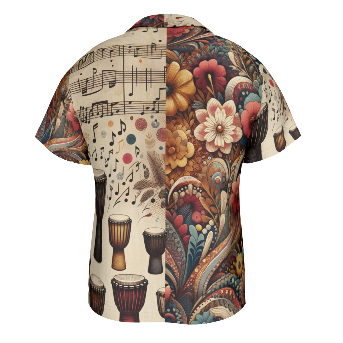 African Drums Short Sleeves Men's Shirt