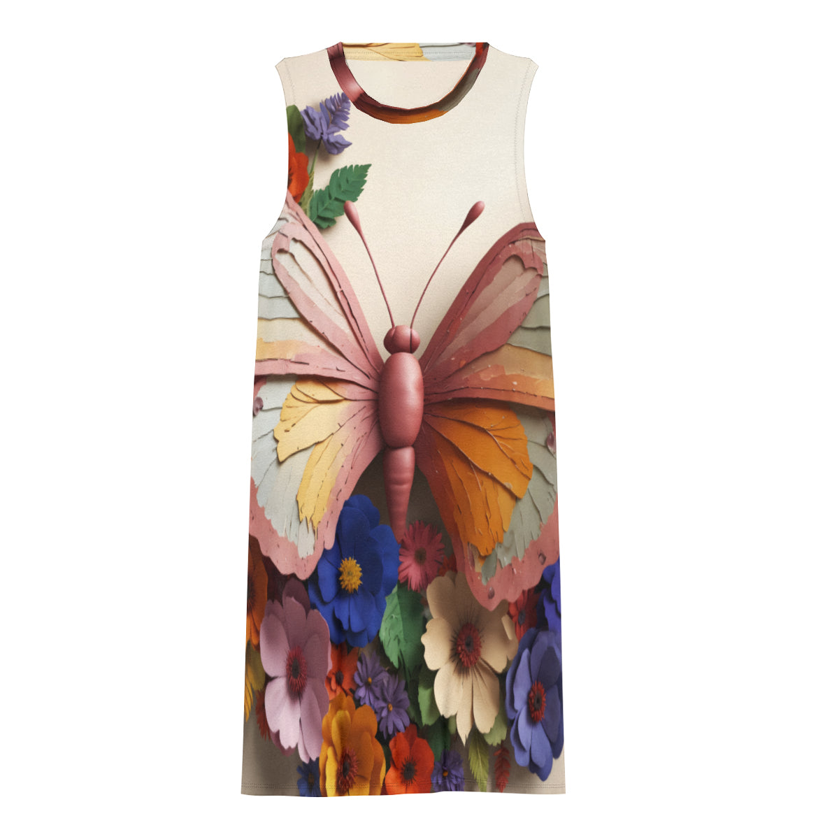 Butterfly Women's Casual Dress | Polyester