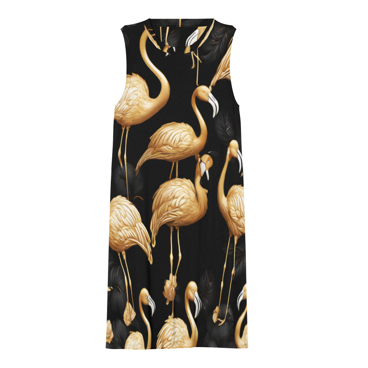 Golden Flamingo Women's Casual Dress | Polyester