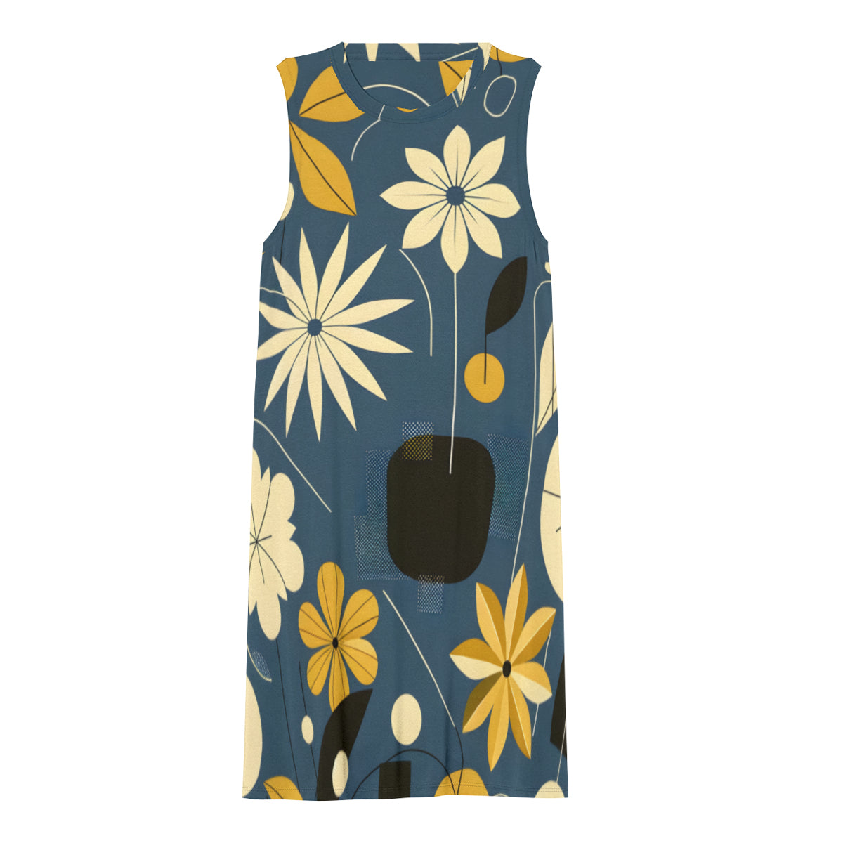 Floral Print Women's Casual Dress | Polyester