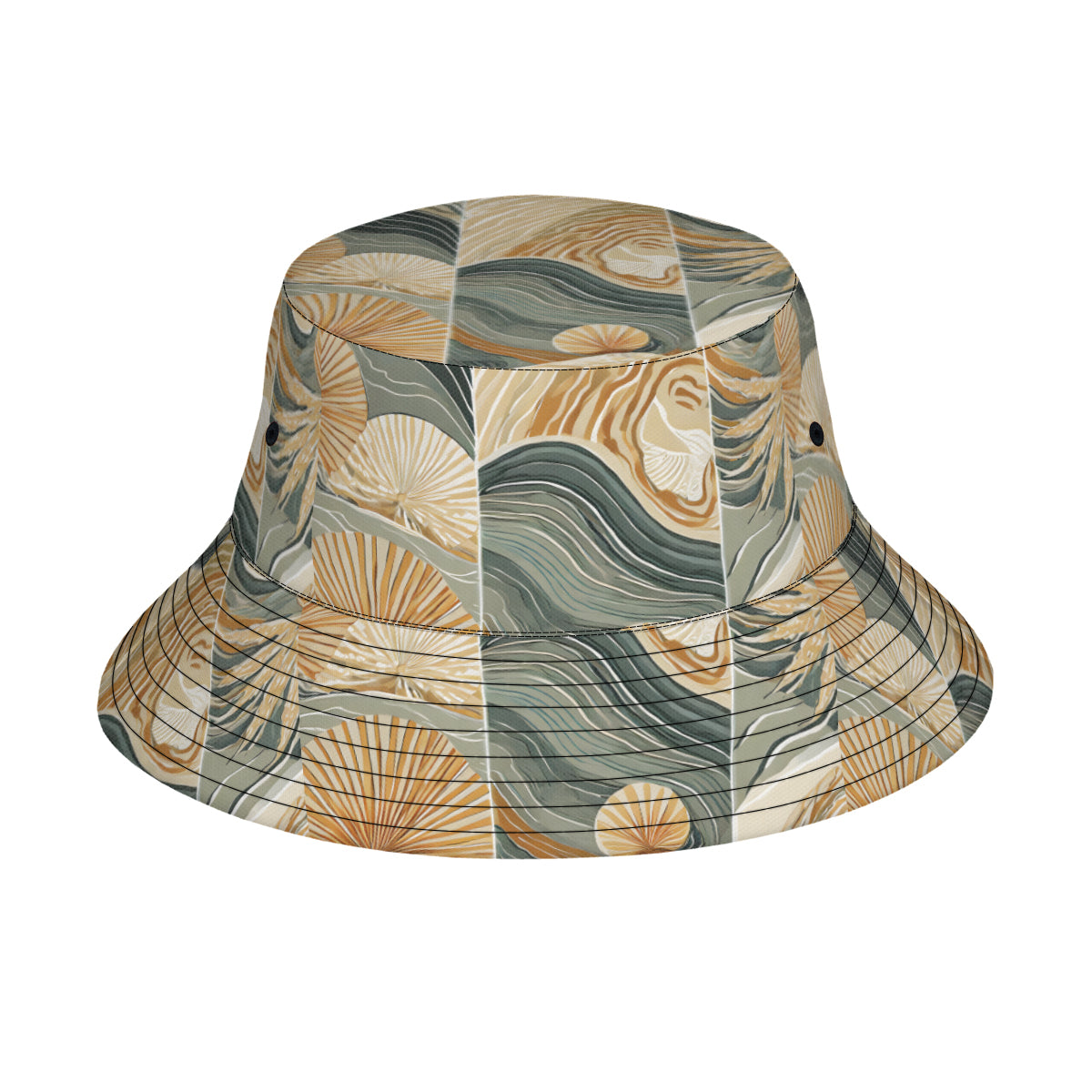 Minimalistic Tropical Double-Sided Unisex Polyester Bucket Hat