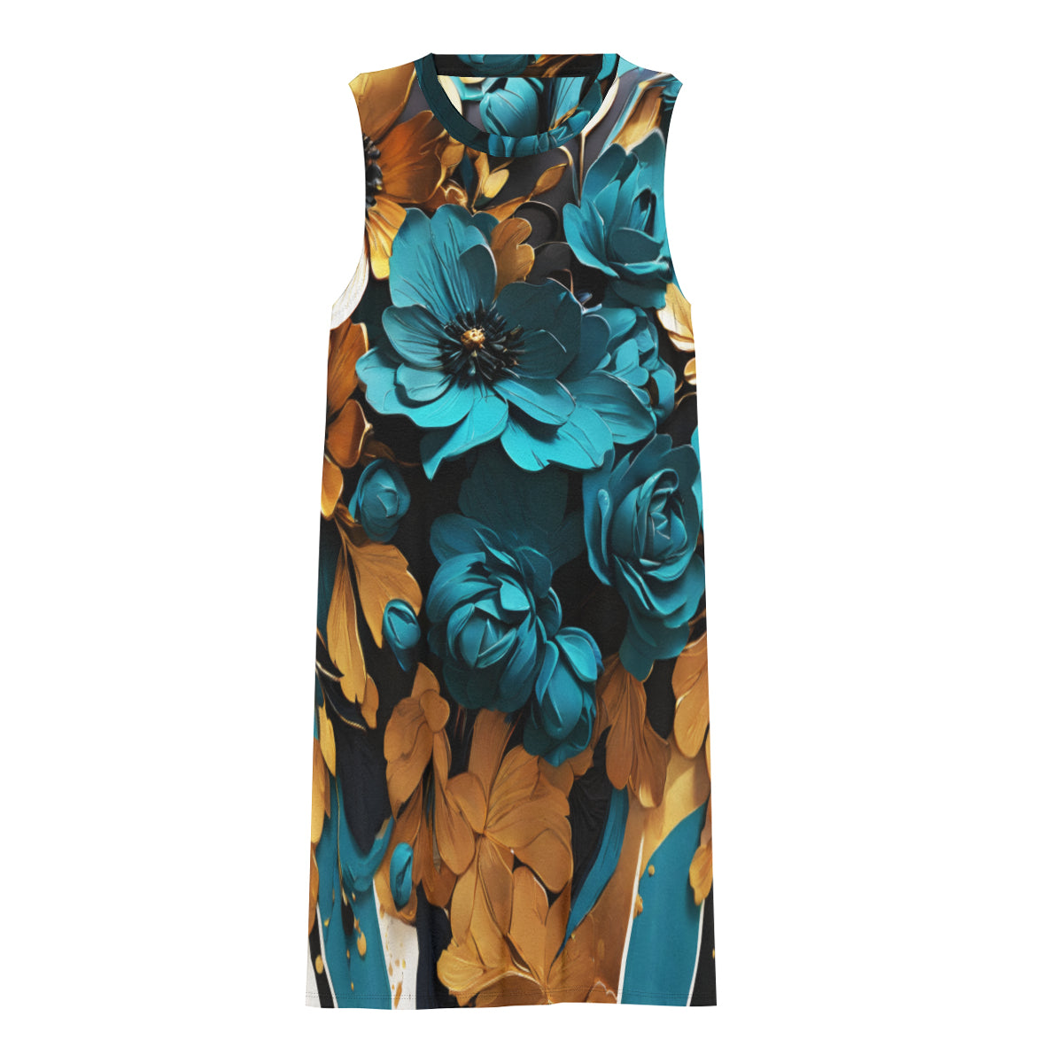Floral Women's Casual Dress | Polyester