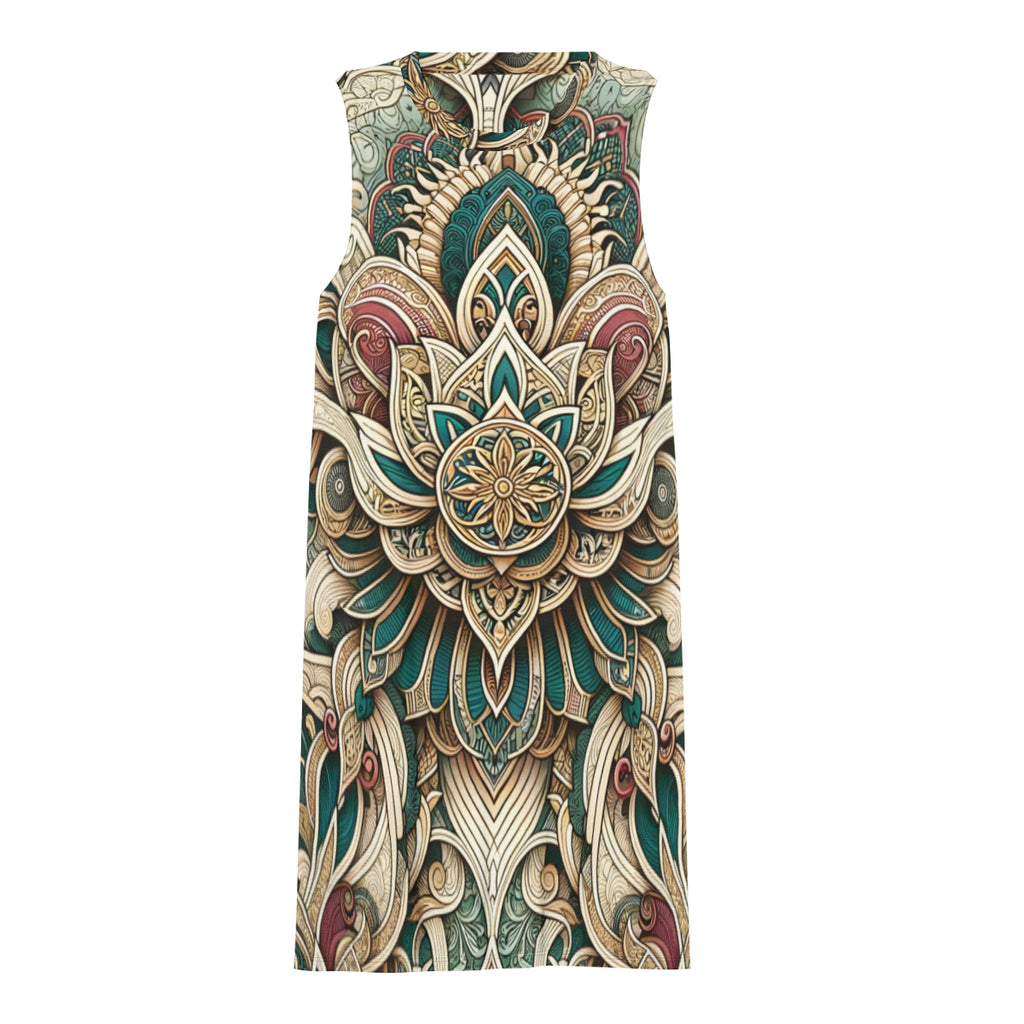 Intricate Luxury Pattern Women's Casual Dress | Polyester