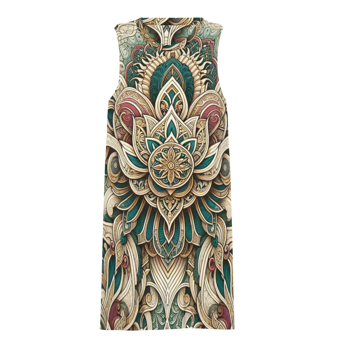 Intricate Luxury Pattern Women's Casual Dress | Polyester