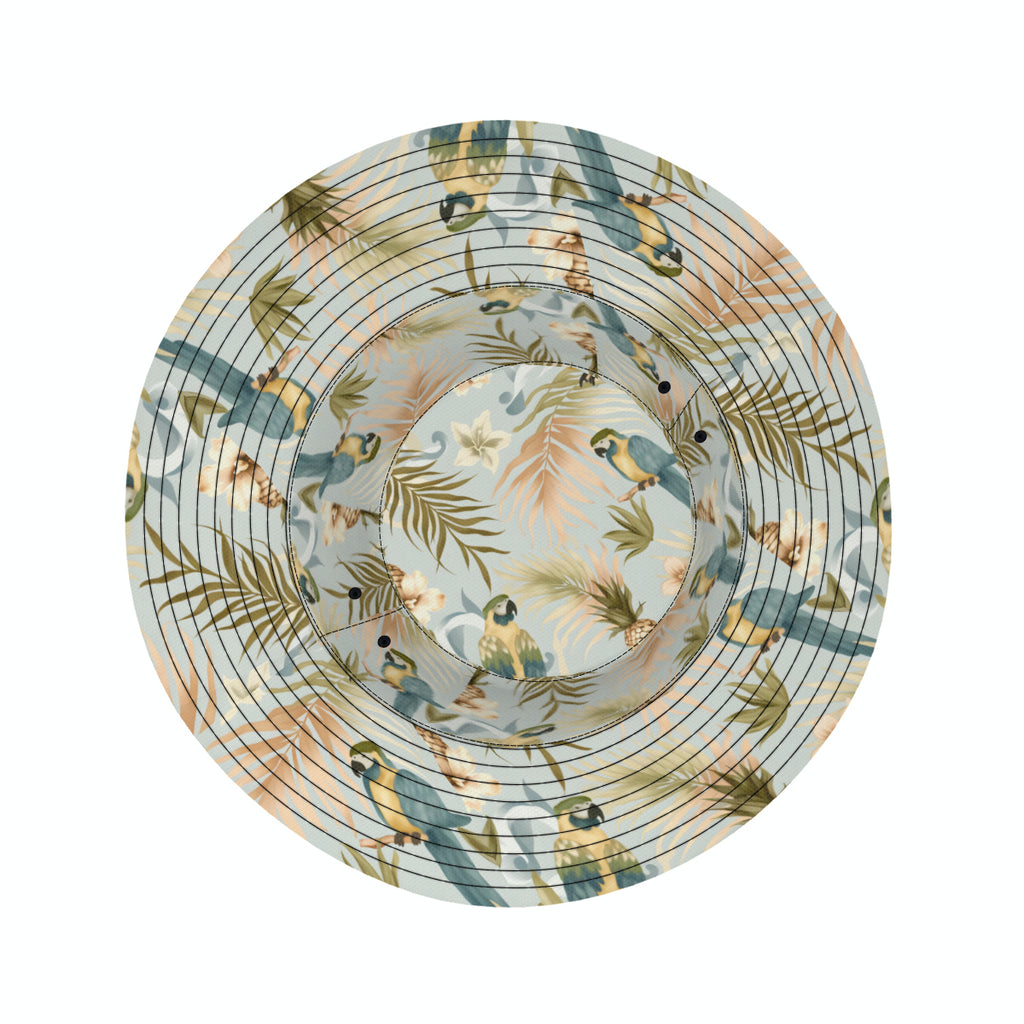 Tropical Double-Sided Unisex Polyester Bucket Hat