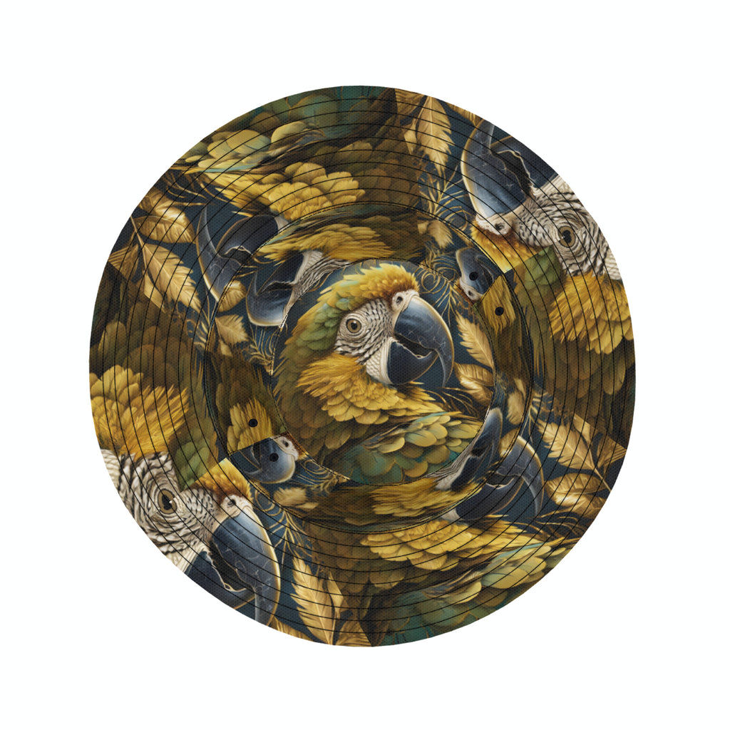 Tropical Parrot Double-Sided Unisex Polyester Bucket Hat