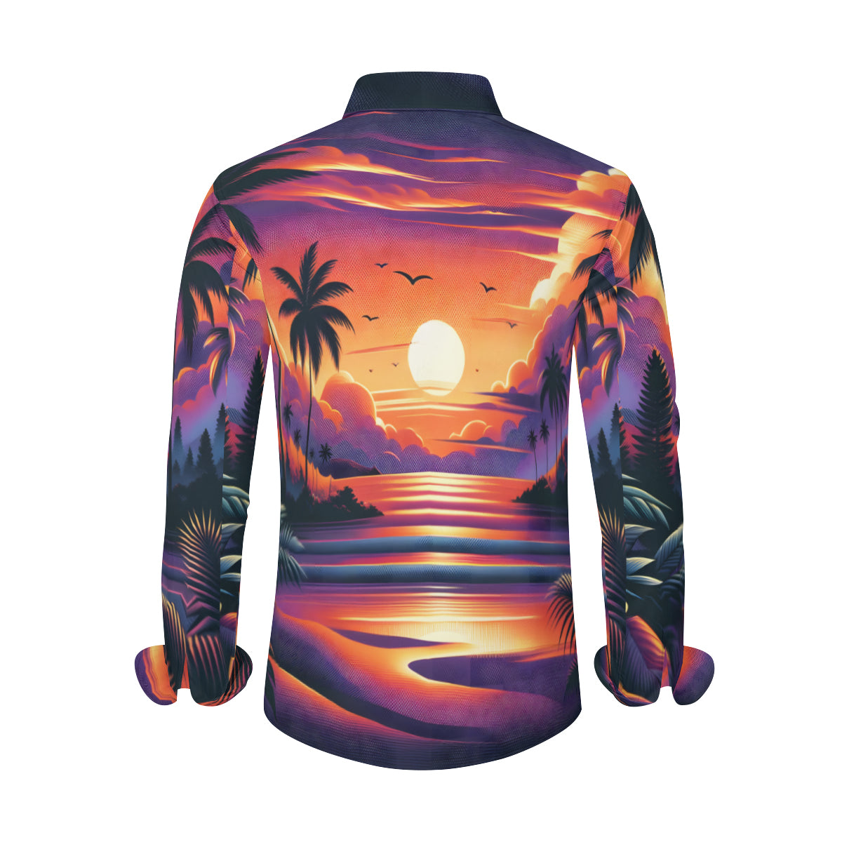 Sunrise Long Sleeves Men's Shirt
