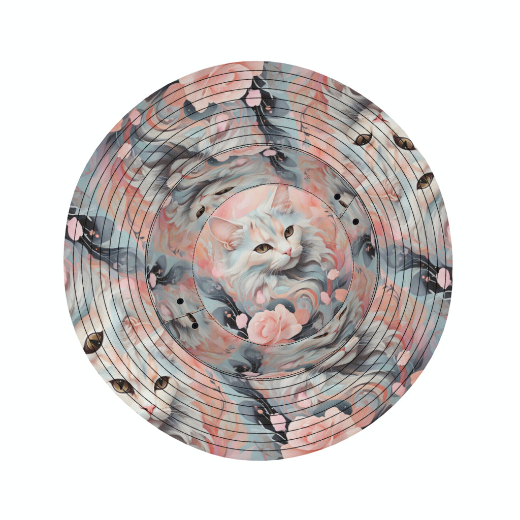 Cute Cat Double-Sided Unisex Polyester Bucket Hat