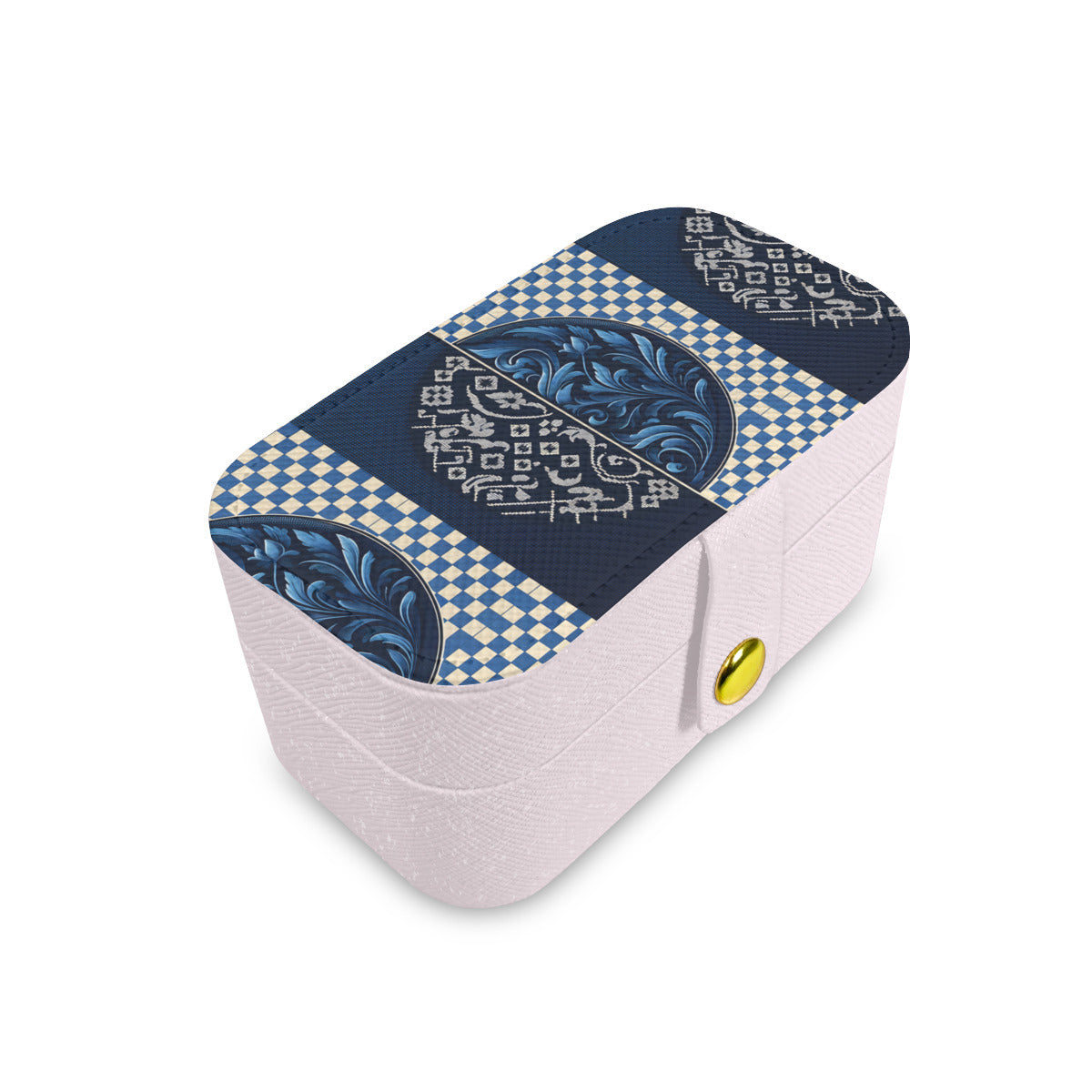 Denim Style Personalized Portable Jewelry Box